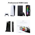 thumbnail image 4 of Cable HDMI Ubluker de 8 pies, Ultra High Speed, 48 Gbps, 10K, 8K, HDR10+, 4 of 8