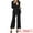 Black, variant on DARING DIVA Women's Work Blazer Pants Set Business 2 Piece Outfits XS Black