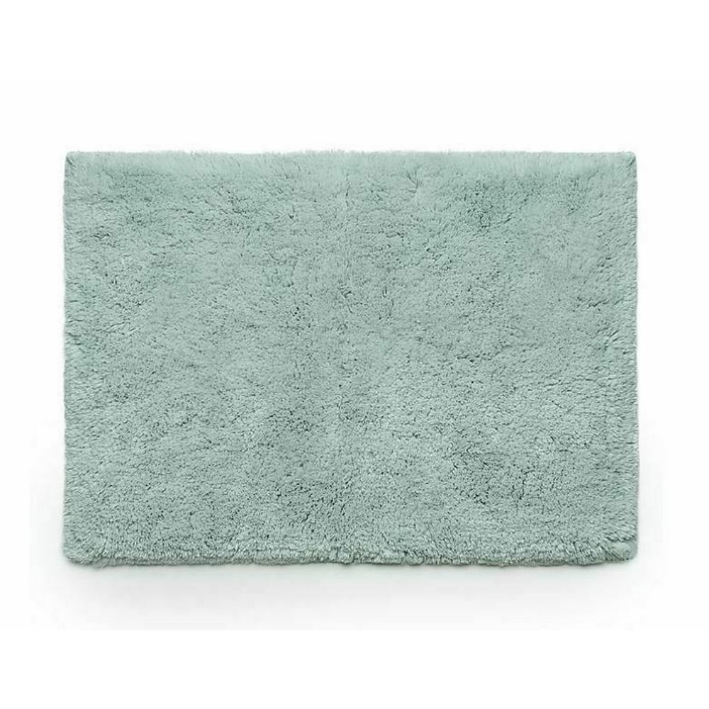 Under the Canopy® 17" x 24" Organic Cotton Bath Rug in Blue Fog