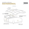 thumbnail image 4 of Set Edredón Matrimonial + Funda De Almohada + Sábanas 7 Pzas Real Textil Oliva - Militar, 4 of 8