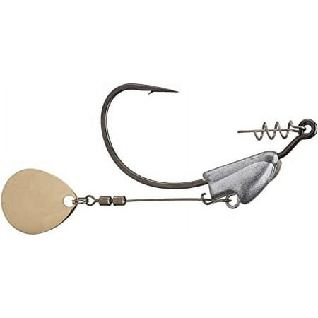 UPC: 0054831018215 | Owner Hooks Flashy Swimmer Size 8/0 3/8 Oz Gold Colorado 4164-068