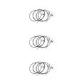 thumbnail image 1 of Eigraketly Cuerdas de ukelele de 4 piezas de nailon elástico, pieza de repuesto de mejor resonancia, cuerda de guitarra con sonido de Type1 NO1, 1 of 6