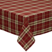 Campfire Plaid Tablecloth 52 X 52" by Design Imports
