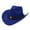 Blue, variant on Western Cowboy Style Hat Jazz Bowler Hat Cow Head Decoration Ethnic Style Hat Cowboy Stuff for Men Cavalry Hat Western Hat Bands for Cowboy Hats Leather Boot Toppers for Women Cowboys Winter