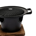thumbnail image 4 of Ruiboury Sleek and Practical BBQ Grill Lightweight Triangular Furnace for Tailgating and Barbecues Curve Stripes 1Set, 4 of 6