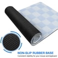 thumbnail image 6 of Premium Pastel Checkered Mouse Pad – Cute Boho Design, Anti-Slip Rubber Base, Ideal for Computer & Laptop, Stylish Upgrade for Home Offices, 31.5x11.8in., 6 of 7