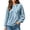 Light Blue, variant on Lopecy-Sta Tops for Women Bow Tie Neck Pullover Elegant Casual Daily Wear Long Sleeve Sweatshirt Top for Fall and Winter