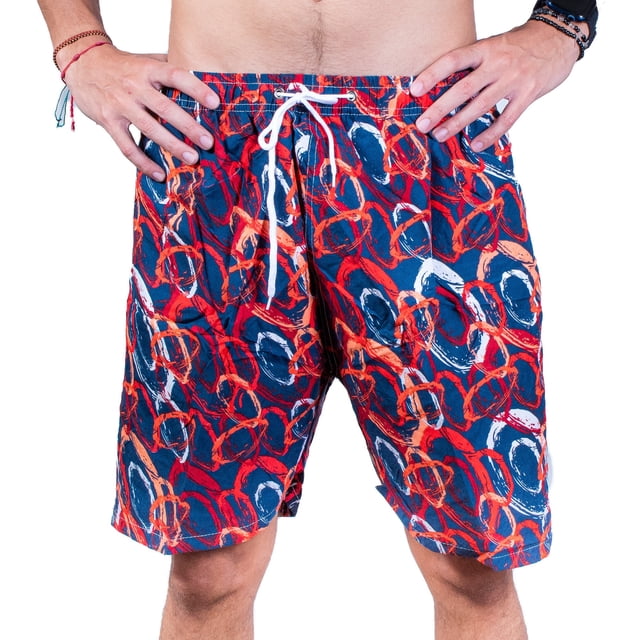 Short De Baño Estampado. Bañador Para Hombre