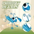 thumbnail image 3 of ACDANC Garden Statues,Detailed Insect Figurine Yard Decorations Outdoor,Decorative Collectible Gift Outdoor Statues,Blue,5.91*1.97*2.76in, 3 of 7