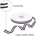 thumbnail image 4 of HAOAN 20Yards Blue Sky White Clouds Ribbon 1 Inch Wide Sky Clouds Polyester Ribbon 0.3mm Thick White and Blue Decorative Ribbon, 4 of 7