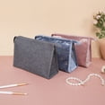 thumbnail image 4 of Portable Ins style Velvet bronzing Handbag Large Capacity Flannel Large Makeup Bag Travel Storage Organizer Cosmetic Bag Toiletry Bag A1, 4 of 8