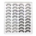 thumbnail image 2 of Juego de 20 pares de pestañas postizas en 4 estilos variados, ideal para eventos especiales o uso diario, diseño YP402., 2 of 6