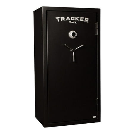Tracker Safe M22-DLG 24-Gun Fire Resistant Combination/Dial Lock Gun Safe, Black