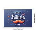 thumbnail image 3 of Mustache Design Backdrop Father's Day Banner Heart Decor for Father's Day Celebration Party Decoration Indoor Event, 3 of 7