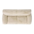 thumbnail image 3 of Pemberly Row 83" Faux Sheepskin Overstuffed Sofa Cream Beige, 3 of 10