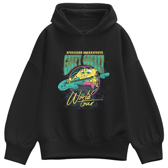 SpongeBob SquarePants - Goofy Goober Tour - Women's Oversized Fleece Hoodie Sweatshirt