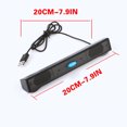 thumbnail image 5 of USB Mini Speaker - Plug and Play, Space Saving Sound Bar, Enhanced Audio for Laptop Desktop Computer, Ideal for Home Office, 5 of 5