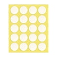 thumbnail image 1 of Inteprter 20 piezas de espuma redonda extraíble de un solo mecha de pegatina cinta para hacer velas mantener profesional Paster DIY Kits para hacer velas Amarillo, 1 of 6
