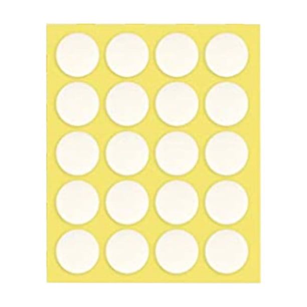 Moyic 20 piezas SpongeGreat Elasticidad Extraíble Single-off Candle Wick Sticker Paster de buena adherencia de doble cara Kits para hacer velas Amarillo