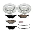 thumbnail image 3 of PowerStop Rear Z23 Evolution Sport Carbon-Fiber Ceramic Brake Pad and Drilled & Slotted Rotor Kit Fits: BMW Select Models K613, 3 of 10