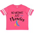 thumbnail image 3 of Inktastic No Mistakes, Just Miracles Down Syndrome Awareness Boys or Girls Toddler T-Shirt, 3 of 5