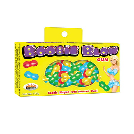 Boobie Blow Boobie Shaped Bubble Gum (Droobles Best Blowing Gum)
