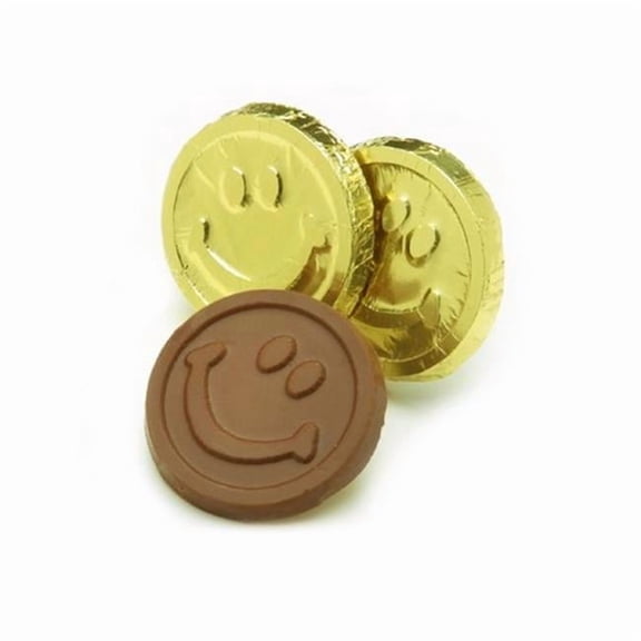 Chocolate Chocolate 325015 Smiley Face Coins - Pack of 250