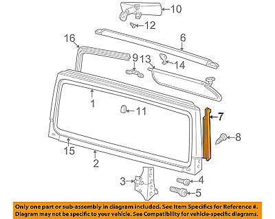 Genuine Mopar Weatherstrip 55176619AB
