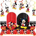 thumbnail image 2 of Mickey Mouse Birthday Party Supplies and Decorations Mickey Mouse Party Supplies Serves 10 Guests with Banner Plates Balloons Gao Jinjia LED, 2 of 2