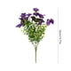 thumbnail image 3 of Flores artificiales 7 tenedores hojas mañana decoración del hogar ramo de boda patio exterior flores decorativas, 3 of 5