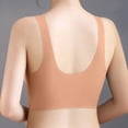 thumbnail image 4 of FhsagQ Soutien-Gorge Femme Sans Couture, Grande Taille, Style Débardeur, Bonnet Intégré, Poitrine Grand, Khaki XXXXXXL, 4 of 5
