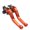 Orange, variant on Motorcycle Accessories CNC Aluminum Handles Clutch Levers for Honda CBR1000RR FIREBLADE 2004-2007 CBR 1000RR CBR1000 RR Adjustable Short Brake Clutch Levers