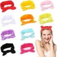 thumbnail image 6 of Vintage Adults Elastic Headband Bunny Ears Bow Hairband Hair Decor Accessory, 6 of 7