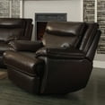 thumbnail image 2 of Macpherson Upholstered Glider Recliner Espresso, 2 of 9