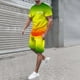 thumbnail image 2 of Playeras Estampadas Para Hombre, Camiseta Holgada Con Estampado De Letras De Ciudad Para Hombre, Conjunto De Ropa Deportiva De Verano, Ropa Deportiva Informal, 2 of 4