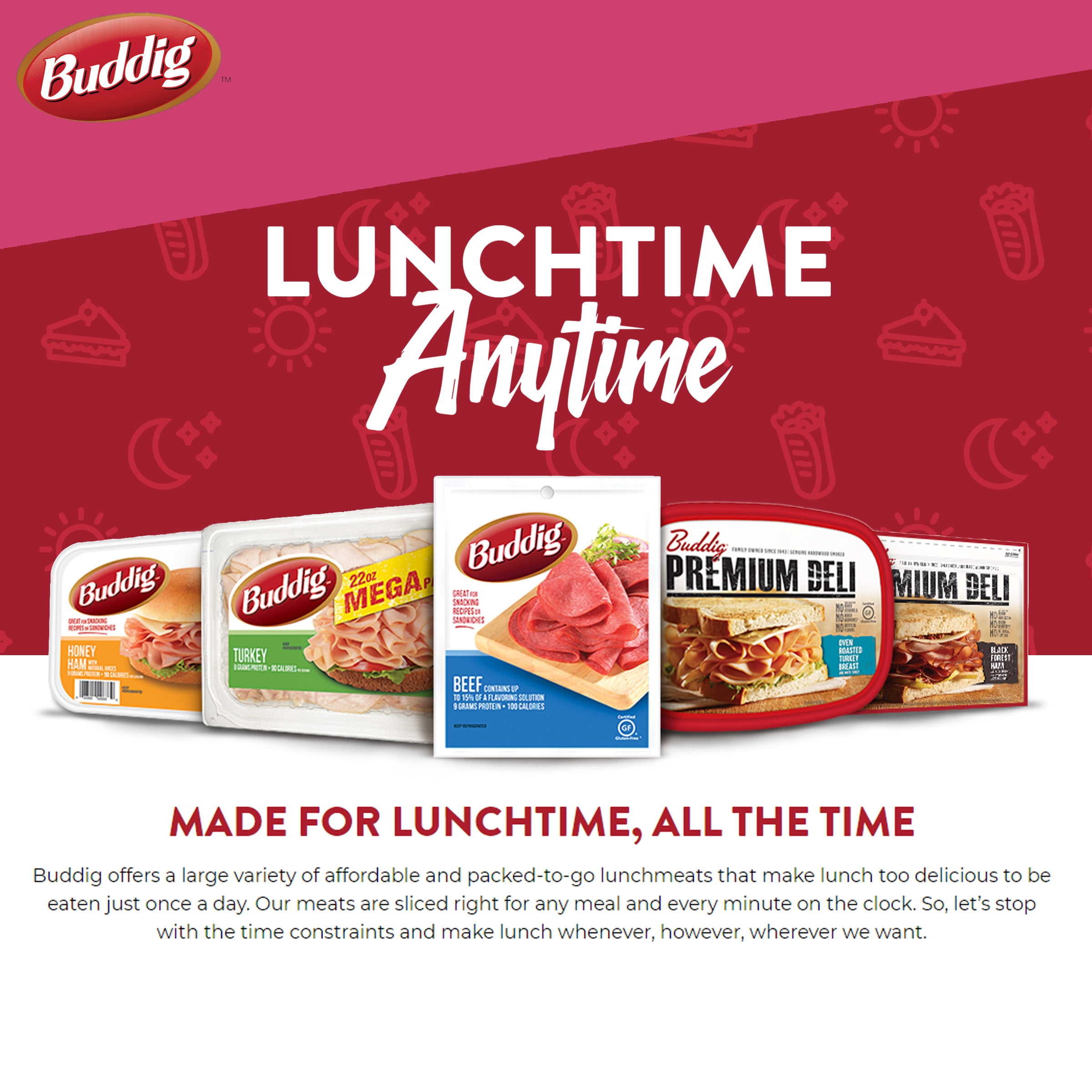 Buddig Original Lunchmeat Sliced Turkey big Pack Plastic Pouch, 16 oz, 8g of Protein per Serving, Refrigerated