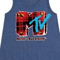 thumbnail image 3 of MTV Logo - Grunge Plaid - Toddler and Youth Girls A-line Dress, 3 of 5