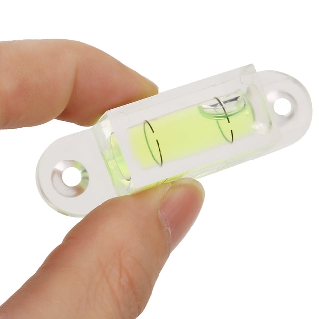 Burbuja De Nivel ABS Transparente, Color Verde, Fácil Instalación, Herramienta De Calibración Horizontal Con Orificios De Montaje Para Balanza, Báscula Electrónica, Plataforma