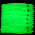 thumbnail image 3 of 20pcs Squid Skirts Fishing Lure Trolling Fishing Lures Soft Octopus Baits for Saltwater Fishing 6in/15CM (Luminous Green with Eye), 3 of 3