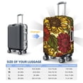 thumbnail image 6 of Balery Luggage Cover Sunflower Print Suitcase Covers for Luggage Elastic Washable Suitcase Protector Fits 18-32 Inch Luggage-Medium, 6 of 9