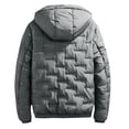 thumbnail image 3 of zfhfof Men's Long Winter Parka Coats Plus Size Warm Hooded Windbreaker Padded Quilted Puffer Jackets Full Zip Outwear with Pocket, 3 of 8