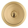 thumbnail image 5 of Brinks Entry Tulip Knob and Deadbolt Combo, Polished Brass Finish, 5 of 20