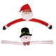 thumbnail image 3 of Muñeco De Nieve De Papá Noel De Peluche Que Abraza El Árbol De Navidad Para La Decoración Del Árbol De Navidad Scienceny HA043208-02, 3 of 6