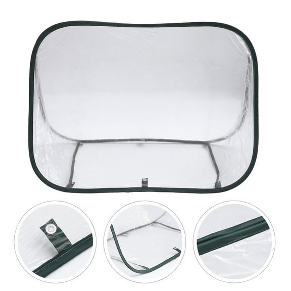 ELAYARD Mini Greenhouse Outdoor Mini Plant House Green Plastic Dust Protection Gardening 1Pack