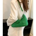 thumbnail image 2 of Kukuzhu Quilted Shoulder Tote Bag for Women Padding Down Cotton Hobo Bag Solid Color Casual Cute Clutch, 2 of 7