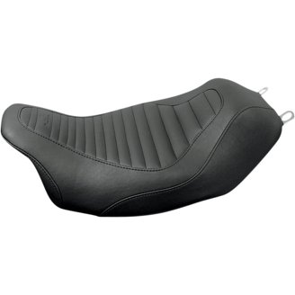 Mustang Seats 79335 Motorcycle Seat - Recessed Passenger Pillion For Harley Fat Bob 2018-2021