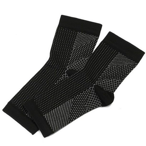 Guardurnaity 1 par de soporte elástico de compresión para deportes de baloncesto y fútbol Accesorios de disfraces negro S/M