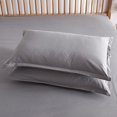thumbnail image 5 of Sábanas bajeras - Microfibra premium ultrasuave resistente a las arrugas - Con funda de almohada (180*220mm, gris 3 piezas), 5 of 5