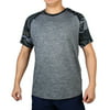 Adult Polyester Quick-drying Short Sleeve Basketball Golf Sports T-shirt Gray L