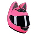thumbnail image 1 of Cat Ear Motorcycle Helmet Full Helmet Youth Men And Women Racing Motocross Casco, 1 of 5